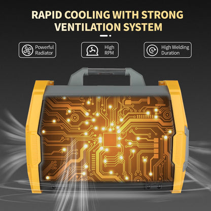 PUWU CT-418PRO 5-in-1 Plasma Cutter & Welder - Versatile Aluminum Welding Machine with Dual Voltage, LED Display, and Complete Accessories